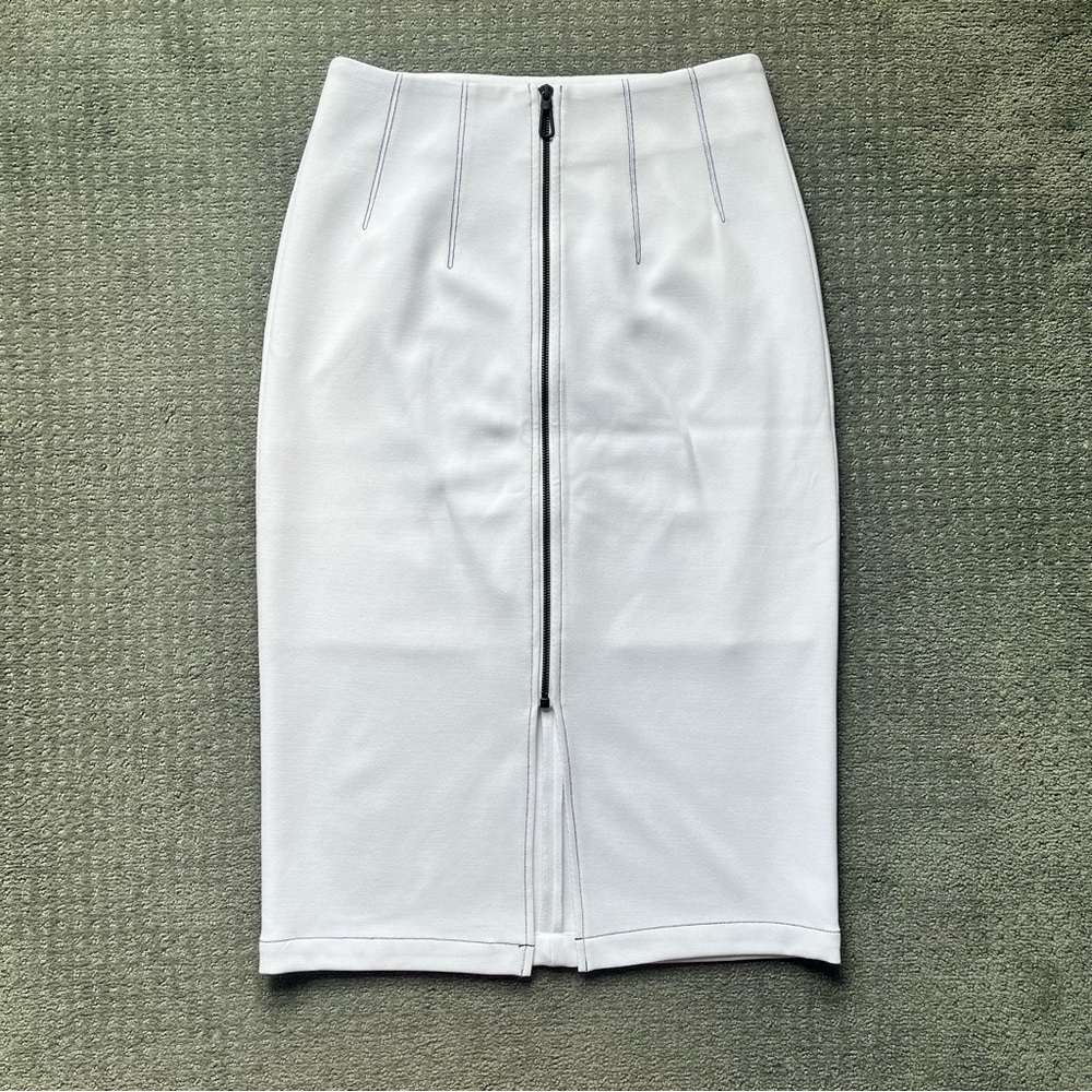 Icône Front Zip Pencil Skirt